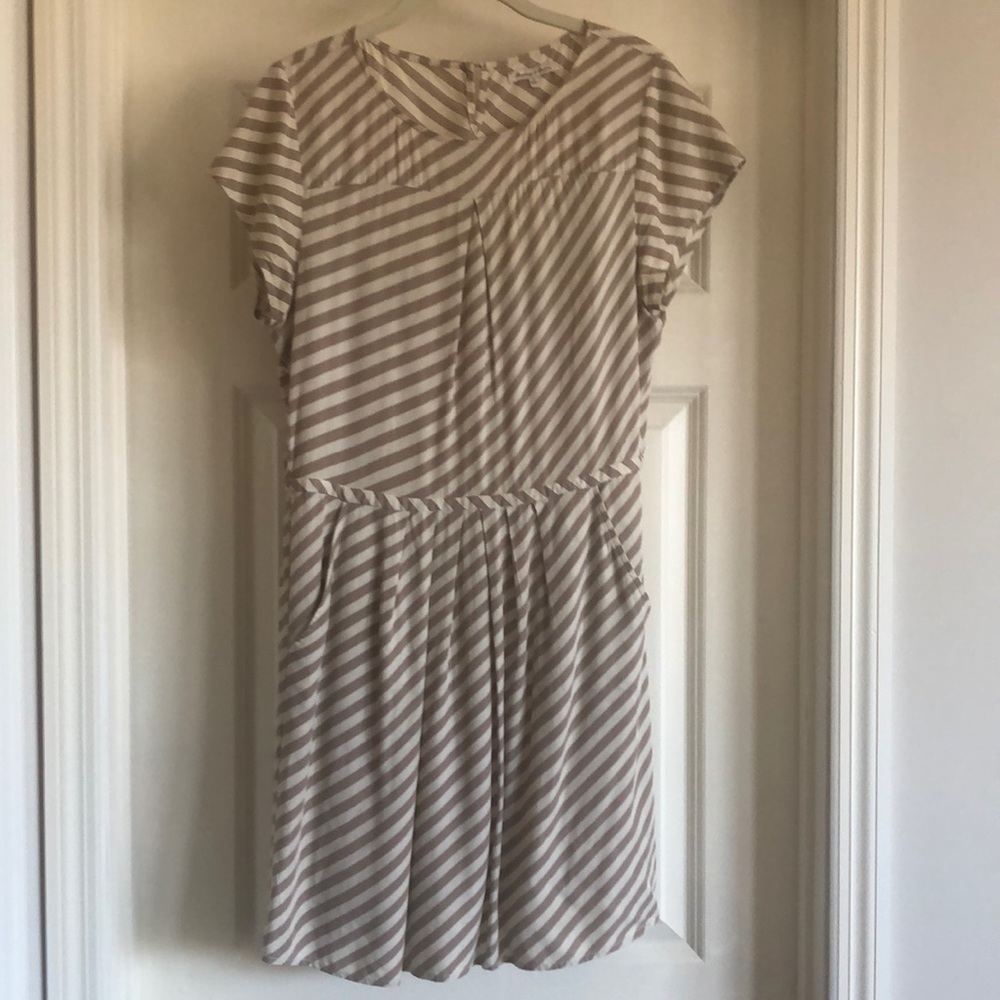 Madewell Striped Shift SS Dress